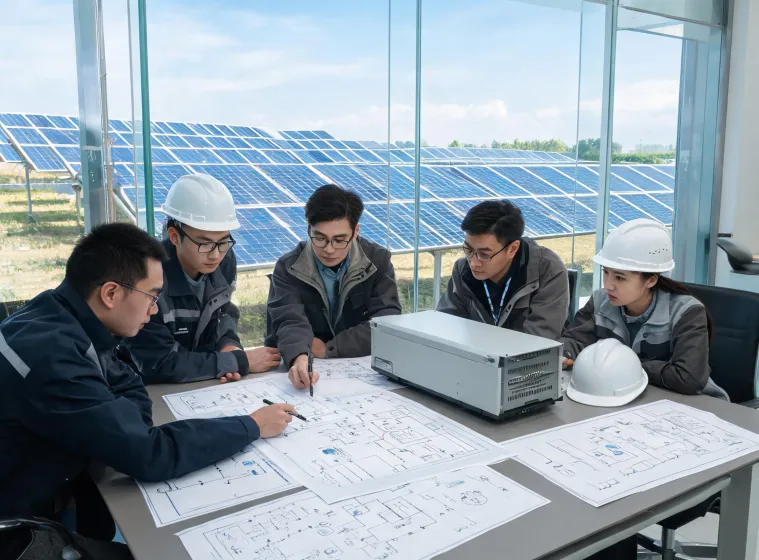 Solar inverter engineering review at a commercial PV site